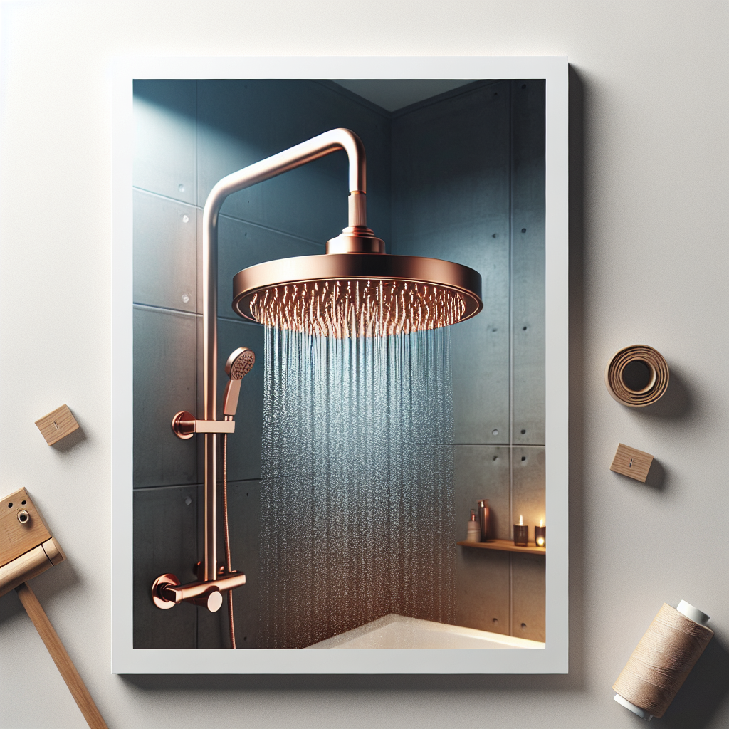 Copper Cascade: Elevate Your Shower Ritual